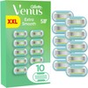 „Gillette Venus Extra Smooth“ skustuvo peiliukai – žali/balti – 10 vnt.