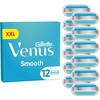 Gillette Venus Smooth Skustuvo Keičiamos Galvutės, 12 vnt.