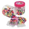 Hama Beads Hama - Maxi karoliukai 400 karoliukų + 2 smeigtukų plokštelės (388791)