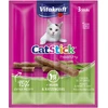Vitakraft - Cat Stick vištiena ir kačių žolė 3 lazdelės 18 g (31219)