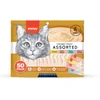 wanpy - Wanpy kačių kreminiai laižomi skanėstai, 50 vnt. pakuotėje, asorti, 700 g (50 x 14 g) - 700 g (50 x 14 g)