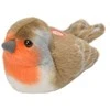 Wild Republic - Plush Toy Bird With Sound 18 cm European Robin (808034)