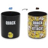 „Winkee“ – karščiui jautrus puodelis „Quack Attack“ – juodas