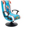 X-ROCKER: Super Mario 2.1 garso kėdė su stovu – raudona/mėlyna