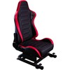 X Rocker Xrocker Xr Racing Chicane lenktyninė sėdynė Xr lenktyniniam įrenginiui - juoda ir raudona