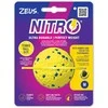Zeus Nitro - Svorinis Kamuolys - Geltonas ir Mėlynas - Vidutinio dydžio, Ø6.3cm