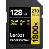 Atminties kortelė LEXAR Pro 1800x R280/W210 128GB SDXC U3 (V60) UHS-II