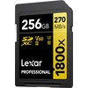 Atminties kortelė LEXAR PRO 1800X SDXC U3 (V60) UHS-II R270 / W180 256 GB