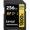 Atminties kortelė LEXAR PRO 1800X SDXC U3 (V60) UHS-II R270 / W180 256 GB