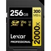 Atminties kortelė LEXAR PRO 2000X SDHC / SDXC UHS-II U3(V90) R300 / W260 (be kortelių skaitytuvo) 256 GB