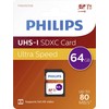 Atminties kortelė Philips SDXC Card 64GB Class 10 UHS-I U1