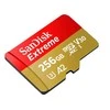 Atminties kortelė SanDisk Extreme Micro SDXC kortelė mobiliesiems žaidimams 256GB + 1 metų RescuePRO Deluxe iki 190MB/s &amp; 130MB/s Skaitymo/Rašymo greitis A2 C10 V30 UHS-I U3; EAN:619659188498