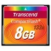 Transcend CompactFlash 8GB kortelė priekiniu kampu