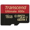 Atminties kortelė TRANSCEND 16GB Micro SDHC Class10 U1 MLC 600x