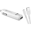AVACOM CARMAX 2 AUTOMOBILINIS KROVIMAS 2X QUALCOMM QUICK CHARGE 2.0, Baltas (USB-C KABELIS)