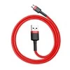 Kabelis Baseus Cafule mikro USB 2.4A 1m red