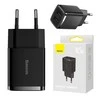 Baseus Sieninis įkroviklis 10.5W 2xUSB 2.1A, juodas