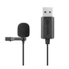 USB lavalier mikrofonas BOYA 4m kabelis, plug-and-play, juodas / BY-LM40 / BOYA10173