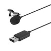 USB lavalier mikrofonas BOYA 4m kabelis, plug-and-play, juodas / BY-LM40 / BOYA10173