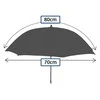Falcon Eyes Umbrella UR-32T Translucent Baltas 80 cm