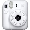 Fujifilm Momentinis fotoaparatas instax mini 12 CLAY Baltas+instax mini glossy (10pl)+originalus dėklas