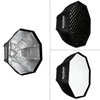 GODOX SB-GUE120 minkšta dėžė su laikikliu ir tinkleliu Octa 120cm