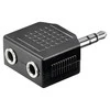 Garso skirstytuvas 3.5 mm 1 į 2