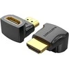 Vention HDMI adapterio ventiliacija AIOB0 90 laipsnių vyriškas ir moteriškas (juodas)