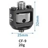 Leofoto CF-9 1/4" Male to 3/8" Male Adapteris Priedas Ideal for Magic Arm Tripod Mount