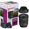 Canon EF-S 10-18mm f/4.5-5.6 IS STM + EW-73C + Lens Cloth SLR „Ultra“ platus objektyvas Juoda