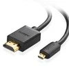 UGREEN HD127 Micro HDMI to HDMI Cable 3m juodas