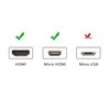UGREEN HD127 Micro HDMI to HDMI Cable 3m juodas