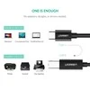 UGREEN US241 to 2m USB 2.0 C-B spausdintuvas cable (juodas)