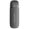 Vention Du viename USB 2.0 A (SD+TF) atminties kortelių skaitytuvo ventiliacija CLEB0 (juoda)