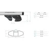 Menabo Jackson stogo skersniai BMW Serie 5 (E39) Touring 1995-2004