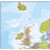 Europos politinis sieninis žemėlapis 1:3,2 mln, 135x165 cm, laminuotas