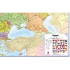 Europos politinis sieninis žemėlapis 1:3,2 mln, 135x165 cm, laminuotas