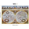 Medinė dėlionė „Nova Terrarum žemėlapis“, 1010 detalių
