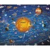 Saulės sistemos žemėlapis vaikams lietuvių kalba 97 x 137 cm