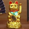 Sėkmę nešanti Maneki Neko Katė su judančia letenėle 12x10x20cm
