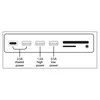 Jung. stot. LMP USB-C Ekranas Dock 2, pilkas