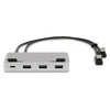 Jung. stot. LMP USB-C Ekranas Dock 2, sidabrinis