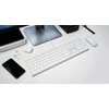 Klaviatūra LMP USB numeric Klaviatūra UK EN išdėstymas, balta