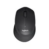 Tyli belaidė optinė pelė Logitech B330, Juoda