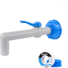 Bradas PP čiaupas 90° IBCS60x6 19 mm žarnai IBCS60-GTM903419
