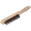 Rūdžių šepetys TOP TOOLS 5 eilučių