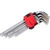 Faster Tools Šešiakampių raktų rinkinys, ilgas su rutuliniu galu (9 vnt.)