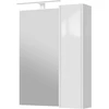 Euroliux Spintelė BRONX su veidrodžiu MC-65 balta pakabinama