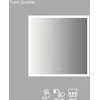 VENTO Veidrodis LED TIVOLI Quadro 80X80