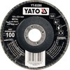 Toya Sa Poland Šlifavimo diskas lapelinis išgaubtos formos 125mm P120 (YT-83296)